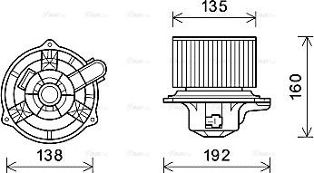 AVA HY8553 - Interior Blower car-mod.net