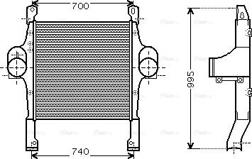 AVA IV 4083 - Intercooler, charger car-mod.net