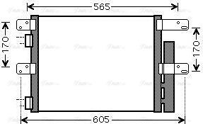 AVA IV5090D - Condenser, air conditioning car-mod.net