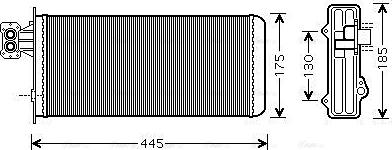 AVA IV 6080 - Heat Exchanger, interior heating car-mod.net
