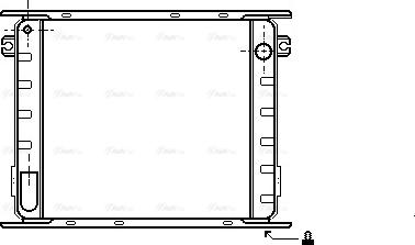 AVA IV 2009 - Radiator, engine cooling car-mod.net