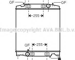 AVA IVA2066 - Radiator, engine cooling car-mod.net