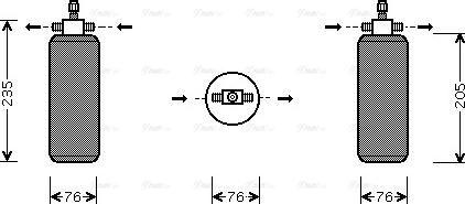 AVA IV D051 - Dryer, air conditioning car-mod.net