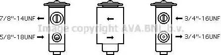 AVA JR 1038 - Expansion Valve, air conditioning car-mod.net