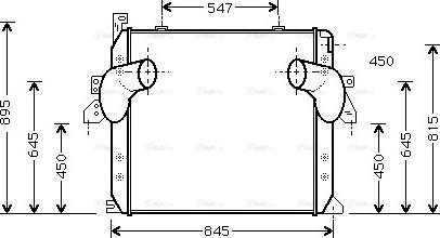 AVA ME 4178 - Intercooler, charger car-mod.net