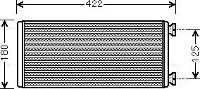 AVA ME6248 - Heat Exchanger, interior heating car-mod.net