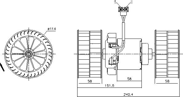 AVA ME8353 - Interior Blower car-mod.net