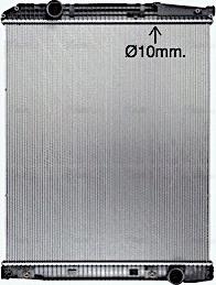 AVA ME2150N - Radiator, engine cooling car-mod.net