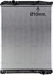 AVA ME2316N - Radiator, engine cooling car-mod.net