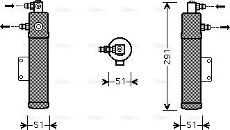 AVA ME D201 - Dryer, air conditioning car-mod.net