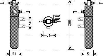 AVA ME D229 - Dryer, air conditioning car-mod.net