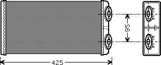 AVA MNA6029 - Heat Exchanger, interior heating car-mod.net