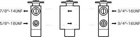 AVA MS1113 - Expansion Valve, air conditioning car-mod.net