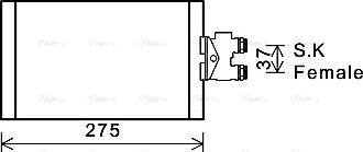 AVA MS 3535 - Oil Cooler, automatic transmission car-mod.net