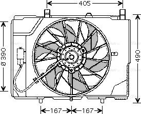 AVA MS 7501 - Fan, radiator car-mod.net