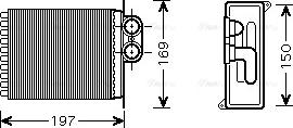 AVA MSA6400 - Heat Exchanger, interior heating car-mod.net