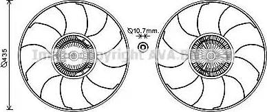 AVA MSC603 - Fan, radiator car-mod.net