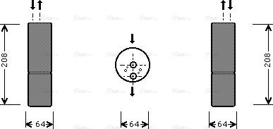 AVA MS D053 - Dryer, air conditioning car-mod.net