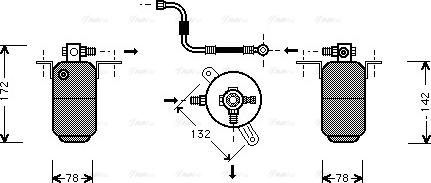 AVA MS D004 - Dryer, air conditioning car-mod.net