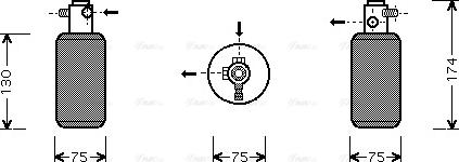 AVA MS D291 - Dryer, air conditioning car-mod.net