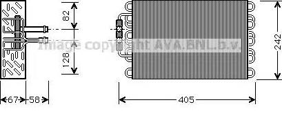 AVA MS V375 - Evaporator, air conditioning car-mod.net