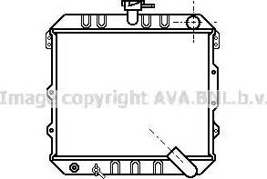 AVA MT 2009 - Radiator, engine cooling car-mod.net