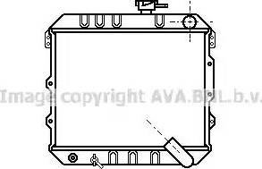 AVA MT 2003 - Radiator, engine cooling car-mod.net