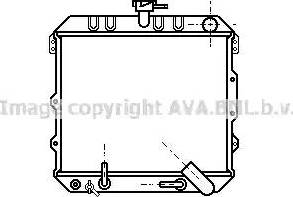 AVA MT 2010 - Radiator, engine cooling car-mod.net