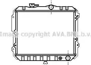 AVA MT2033 - Radiator, engine cooling car-mod.net