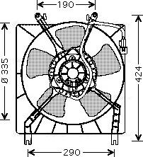 AVA MT 7511 - Fan, radiator car-mod.net