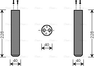 AVA MTD236 - Dryer, air conditioning car-mod.net