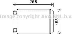 AVA OL6677 - Heat Exchanger, interior heating car-mod.net