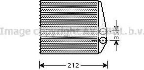 AVA OL 6354 - Heat Exchanger, interior heating car-mod.net