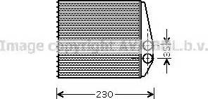 AVA OL6355 - Heat Exchanger, interior heating car-mod.net