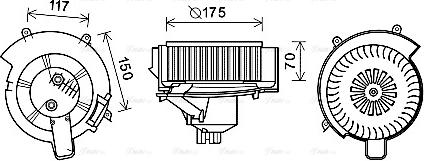 AVA OL8646 - Interior Blower car-mod.net