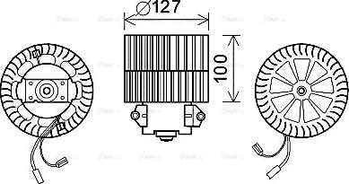 AVA OL8633 - Interior Blower car-mod.net