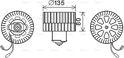 AVA OL8632 - Interior Blower car-mod.net