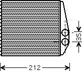 AVA OLA6354 - Heat Exchanger, interior heating car-mod.net