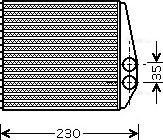 AVA OLA6355 - Heat Exchanger, interior heating car-mod.net