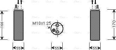 AVA OL D371 - Dryer, air conditioning car-mod.net