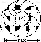 AVA PE 7513 - Fan, radiator car-mod.net