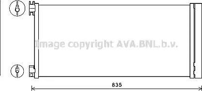 AVA RT5626D - Condenser, air conditioning car-mod.net