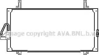 AVA RT5168 - Condenser, air conditioning car-mod.net