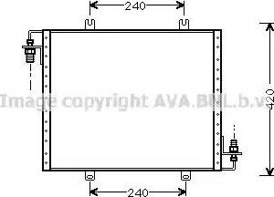 AVA RT 5175 - Condenser, air conditioning car-mod.net
