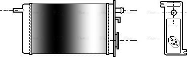 AVA RT 6096 - Heat Exchanger, interior heating car-mod.net