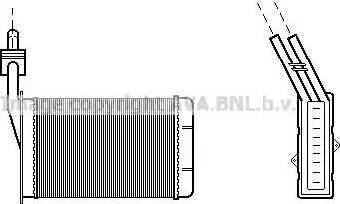 AVA RT 6034 - Heat Exchanger, interior heating car-mod.net