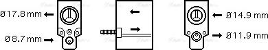 AVA RT 1333 - Expansion Valve, air conditioning car-mod.net