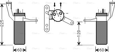 AVA RT D442 - Dryer, air conditioning car-mod.net