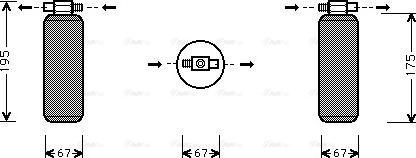 AVA RT D015 - Dryer, air conditioning car-mod.net