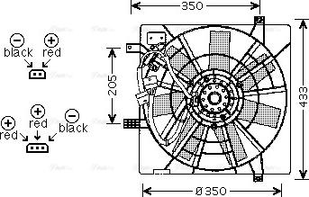 AVA SB 7501 - Fan, radiator car-mod.net